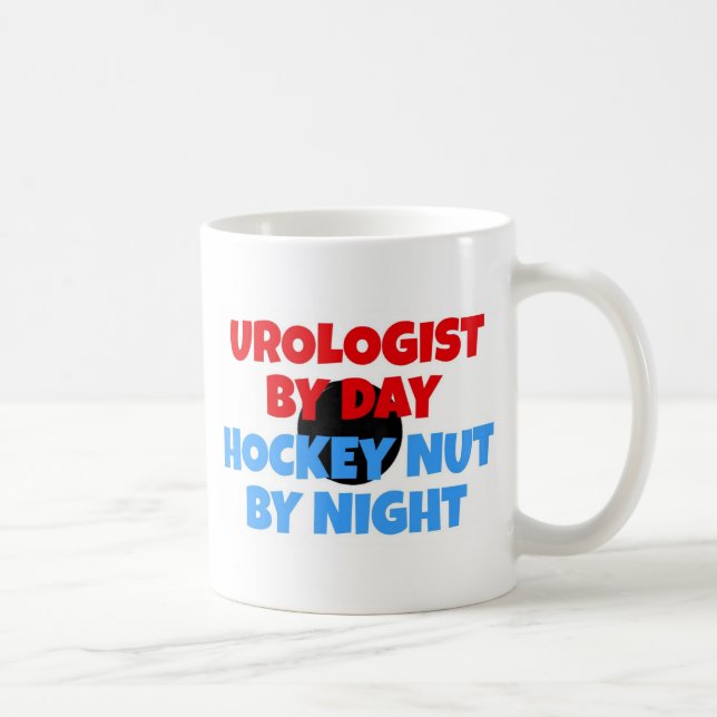 Urologe Hockey Fanatic Kaffeetasse (Rechts)