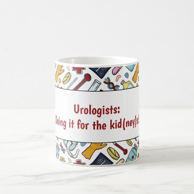 Urologe Nierenerkrankung Geschenk des Arztes Muste Kaffeetasse (Mittel)