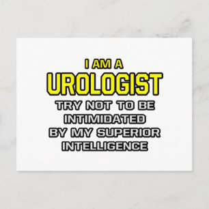 Urologe... Superior Intelligence Postkarte
