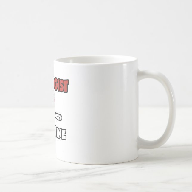 Urologe ... wird für Wein arbeiten Kaffeetasse (Rechts)