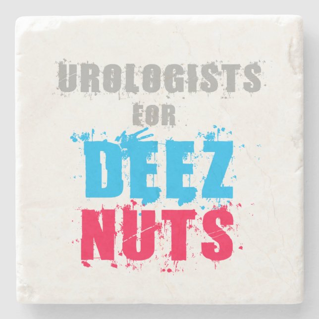 Urologen für Deez Nuts Steinuntersetzer (Vorderseite)