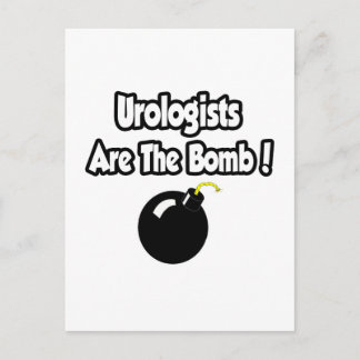 Urologen sind die Bombe! Postkarte