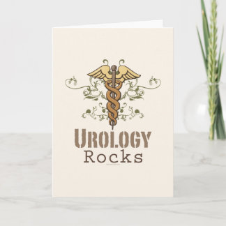 Urologie Rocks Urologist Grußkarte Karte