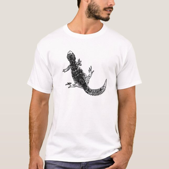 Uromastyx Eidechsen-Reptil-T - Shirt (Vorderseite)