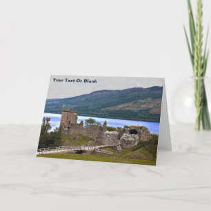 Urqhart Castle - Loch Ness Feiertagskarte
