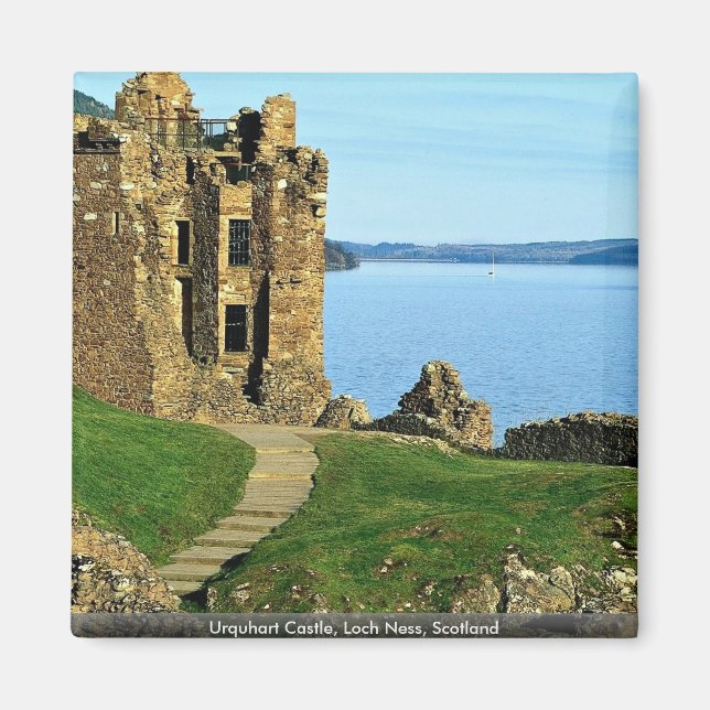 Urquhart Castle, Loch Ness, Schottland Magnet (Vorne)