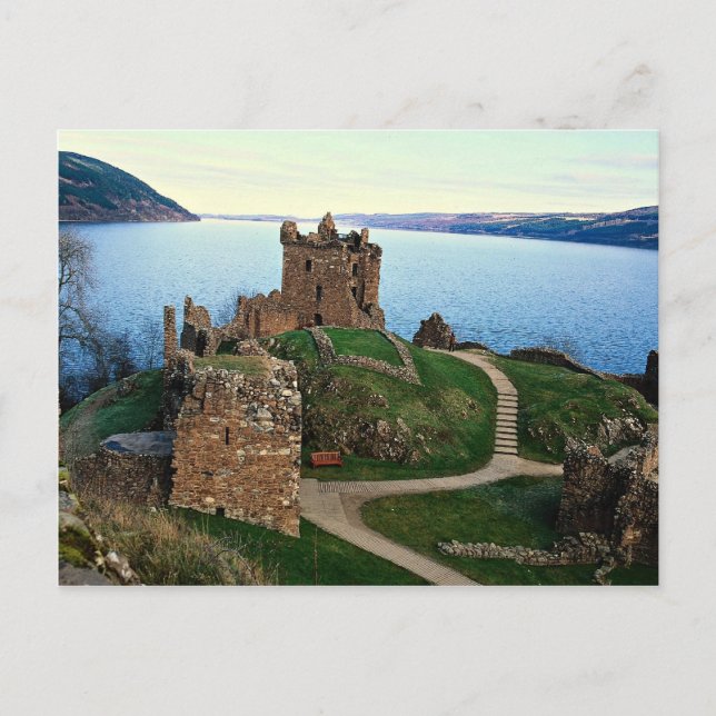 Urquhart Castle, Loch Ness, Schottland Postkarte (Vorderseite)