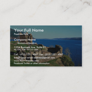 Urquhart Schloss, Loch Ness, Schottland Visitenkarte