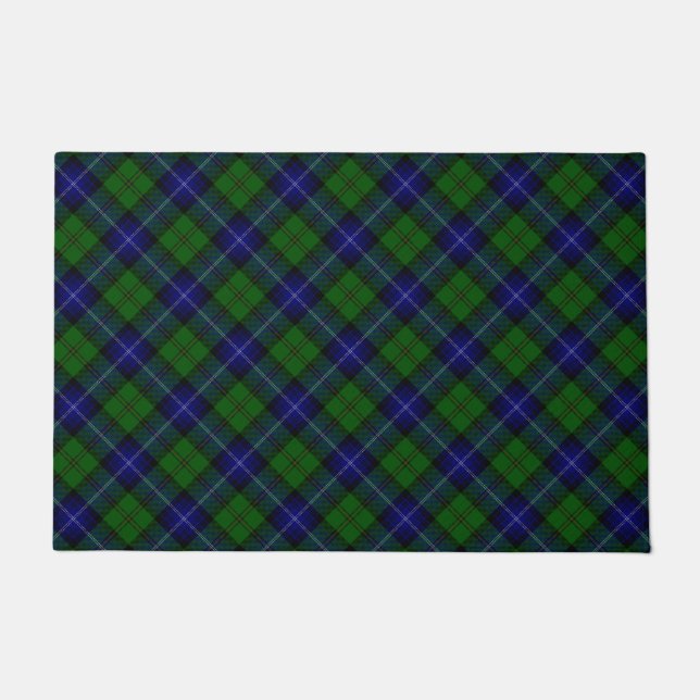 Urquhart tartan blue kariert fußmatte (Vorderseite)