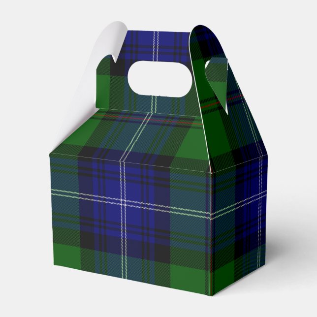 Urquhart tartan blue kariert geschenkschachtel (Rückseite)