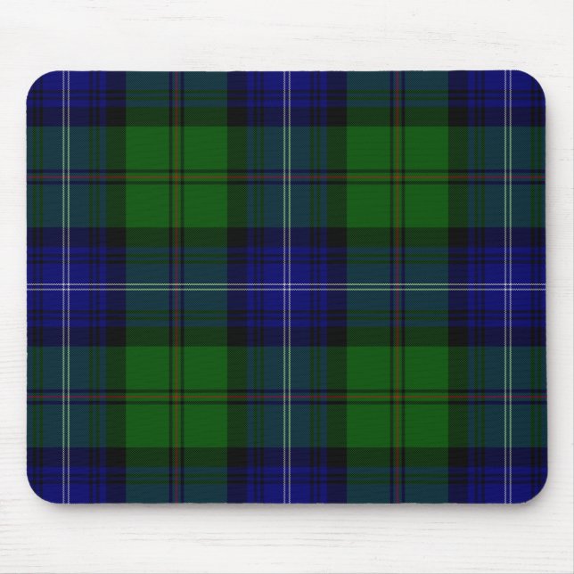 Urquhart tartan blue kariert mousepad (Vorne)