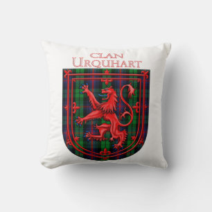 Urquhart Tartan Scottish Kariert Lion Rampant Kissen