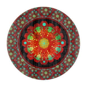 Urrhythmen Mandala Muster Schneidebrett