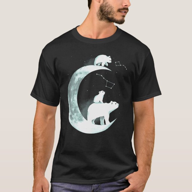 Ursa Major und Minor T-Shirt (Vorderseite)