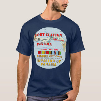 Ursache einfach für Ft Clayton CZ w Map w Svc Ribb T-Shirt