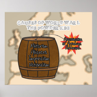 Ursachen des 1. Weltkriegs: Das Pulverfass *aktual Poster