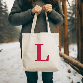Urschrift | Aquamarin Monogram Modern Stilvoll Coo Tragetasche