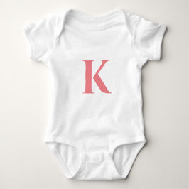 Urschrift | Monogram Modern Stylish Trendy Baby Strampler