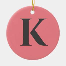 Urschrift | Monogram Modern Stylish Trendy Keramik Ornament