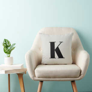 Urschrift   Monogram Modern Stylish Trendy Kissen
