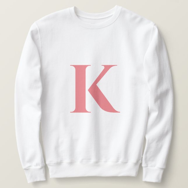 Urschrift | Monogram Modern Stylish Trendy Sweatshirt (Design vorne)