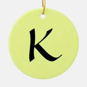 Urschrift Pastel Limon Trendy Elegant Keramik Ornament