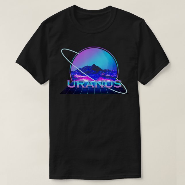 UrSolar System Planet Space Science Retro T-Shirt (Design vorne)