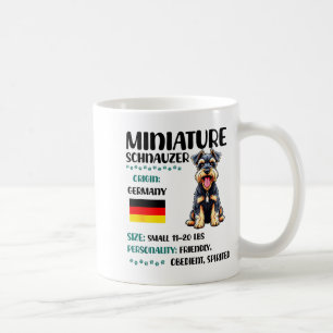Ursprung des Miniature Schnauzers Lustiger Mini Sc Kaffeetasse