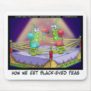 Ursprung von Black Eye Peas Lustige Box-T-Shirts/  Mousepad