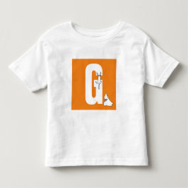 Ursprünglich mit/hängende Katze & freundlicher Hun Kleinkind T-shirt