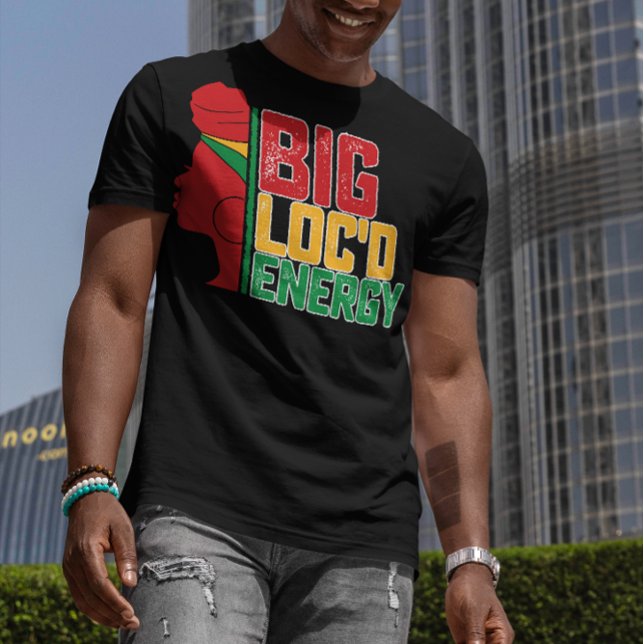 Ursprünglich war die "Big Loc'd Energy Black Freed T-Shirt (Von Creator hochgeladen)