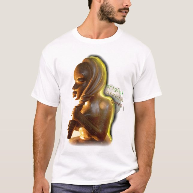 Ursprüngliche afrikanische Königin T-Shirt (Vorderseite)