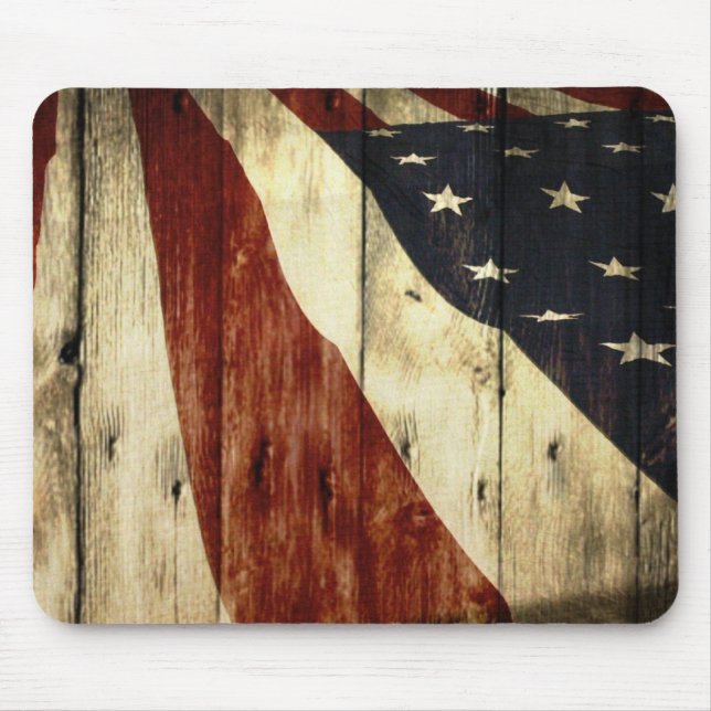 Ursprüngliche Americanawoodgrain amerikanische Mousepad (Vorne)