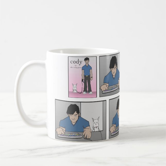 Ursprüngliche Cody Comic-Tasse Kaffeetasse (Links)