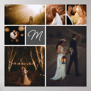 Ursprüngliche FotoCollage Poster