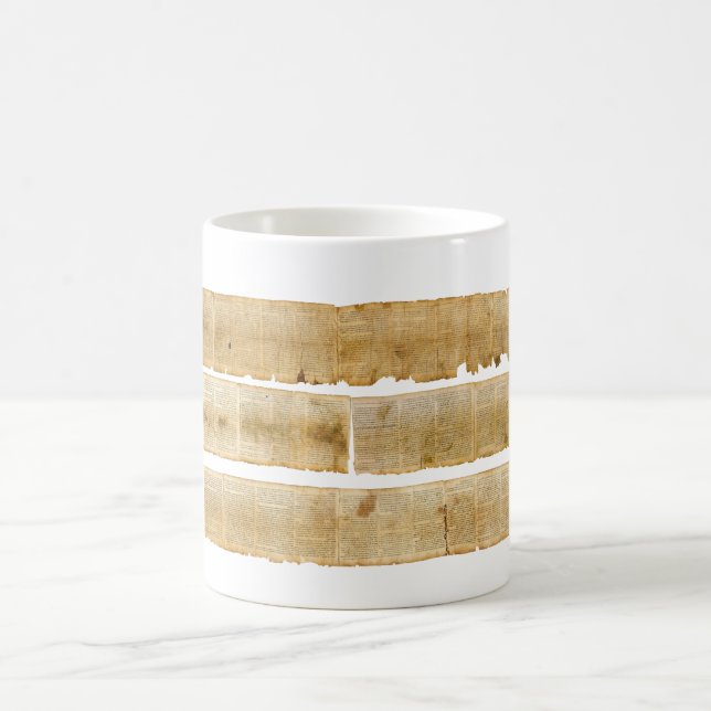 URSPRÜNGLICHE große Jesaja-Rolle-Meer-Rollen Kaffeetasse (Mittel)
