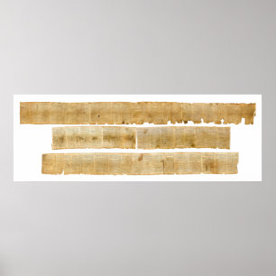 URSPRÜNGLICHE große Jesaja-Rolle-Meer-Rollen Poster