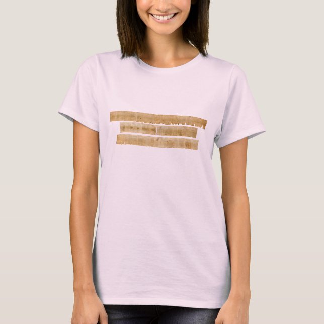 URSPRÜNGLICHE große Jesaja-Rolle-Meer-Rollen T-Shirt (Vorderseite)