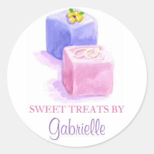 Ursprüngliche Illustrations-Petit-Fours Aufkleber