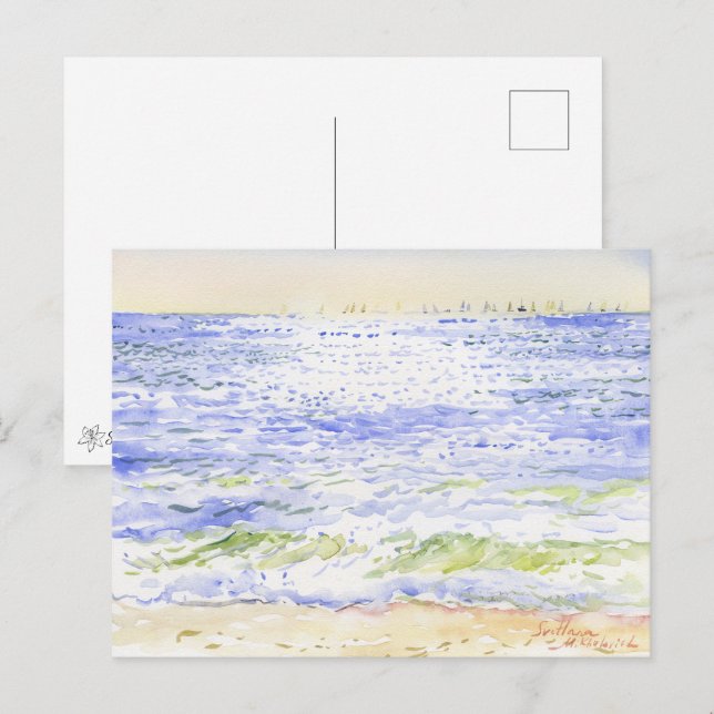 Ursprüngliche Jahreszeit von Sveta Mikhalevich Postkarte (Vorne/Hinten)