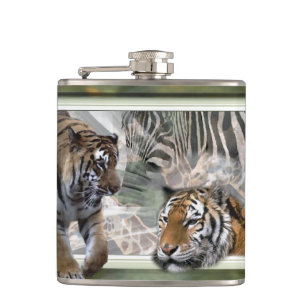 Ursprüngliche Jungle Print Flachmann