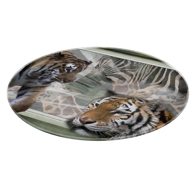 Ursprüngliche Jungle Print Schneidebrett (Ecke)