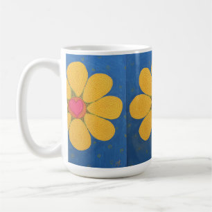 Ursprüngliche Kunst-Liebe ich Liebe ich nicht Kaffeetasse