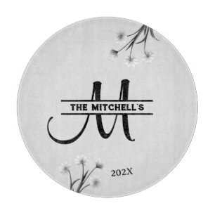 Ursprüngliche Personalisierte Monogramm Schneidebrett