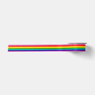 Ursprüngliche Regenbogen-Stolz-Flagge Satinband