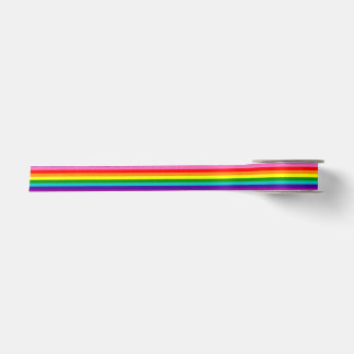 Ursprüngliche Regenbogen-Stolz-Flagge Satinband