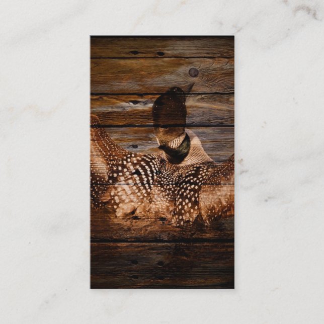 Ursprüngliche Scheunen-hölzerner Visitenkarte (Vorderseite)