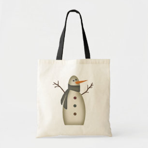 Ursprüngliche Snowman Tote Bag Tragetasche
