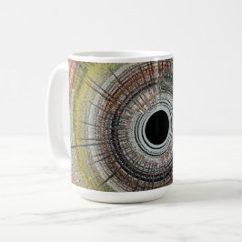 Ursprüngliche Spin-Art Kaffeetasse