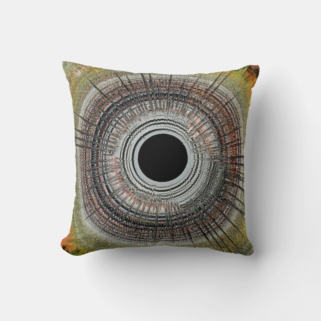 Ursprüngliche Spin-Art Kissen (Vorderseite)